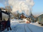 Křižování na Fichtelbergbahn