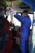 strojvedoucí Bohuslav Bordovský bravůrně zvládá modrého giganta při stoupání do stanice Liptáň ve 25promilovém stoupání. 23.5.2009, foto: Michal Štrublík