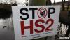 HS2 STOP, foto: Daily Mail, konkretni autor nebyl uveden