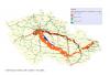 Zátěžový kartogram: železniční osobní doprava (2035, rozdíl bez projektu a s projektem), foto: MDČR