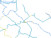 Mapa linii 030