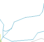 Mapa linii 735