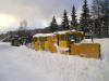 Sněhový pluh s 743.001 a 743.010 v Kořenově - foto : Pavel Šturm 13.3.2005