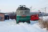 Pod sněhem jsou opravdu koleje, lokomotiva na nich "sedí" všemi nápravami, foto: Lukáš Kohout (Nick)