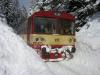 Vůz řady 810 s postrkem na trati 036, foto: Aleš Kuna