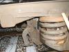 Ulomená zdrž vlétla do kupé, foto: Drážní inspekce