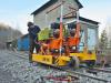 Nejmenší strojní podbíječka na rozchod SUP600 v akci, foto: Jakuza