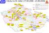 Mapa výluk na síti SŽDC, 34. týden roku 2009, foto: České dráhy