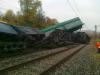 Srážka nákladních vlaků na Ústecku, foto: Drážní inspekce
