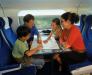 Rodina cestující ve spoji SC Pendolino, foto: České dráhy