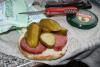 burger ve vlaku R2 Rossija, foto: PV
