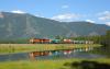 BNSF 5107 + 7283, Trout Creek, Montana, USA, foto: topič