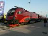 Lokomotiva řady 1116.2 v čele soupravy Railjet ÖBB, InnoTrans 2008, foto: Georgo