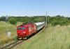 363.033 v čele rychlíku mezi Hošticemi a Vyškovem, foto: Martin Grill