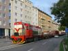 Lokomotiva 740.898 veze vlak po vlečce BVV, ulice Poříčí, foto: Dobromil Retych